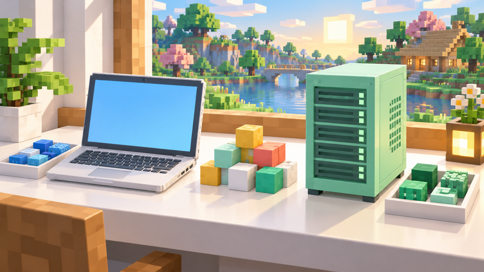 手元のPCとサーバーで必要なMODを分けて確認するイメージ